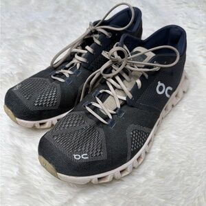 On Cloud Running Cloud X Sneakers Navy Blue Women's Size 9